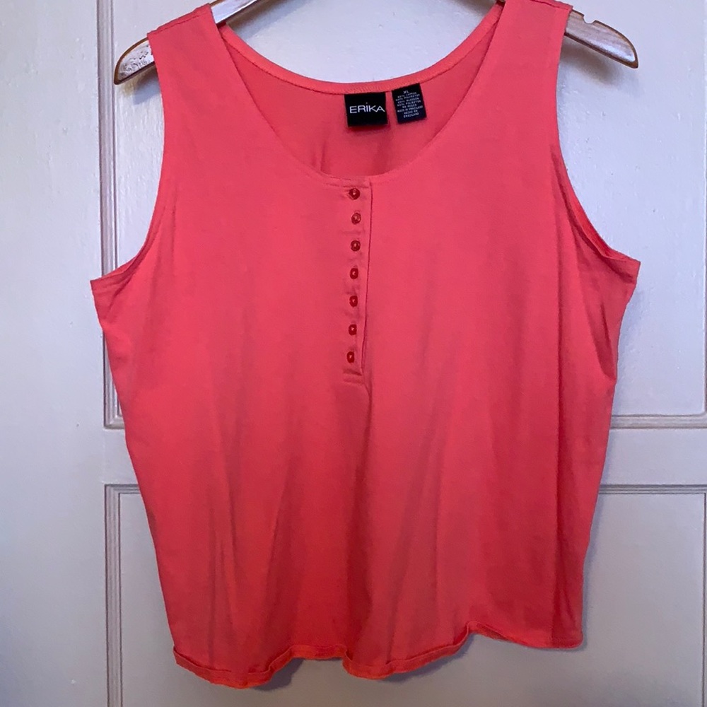 ERIKA XL ORANGE CAMI TANK TOP . NEW